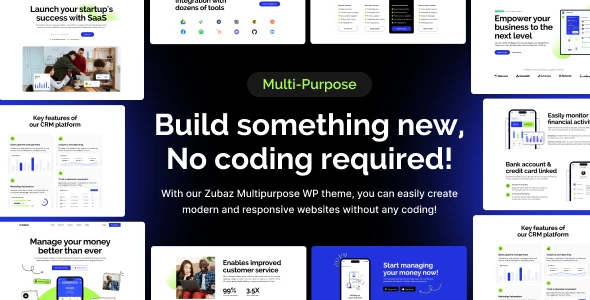 Zubaz – SaaS & Startup WordPress Theme