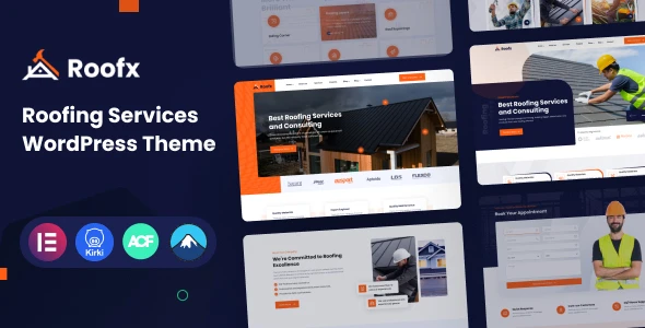 Roofx – Roofing Services WordPress Theme